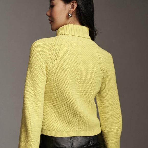 Anthropologie Maeve Cropped Turtleneck Sweater - Picture 6 of 8